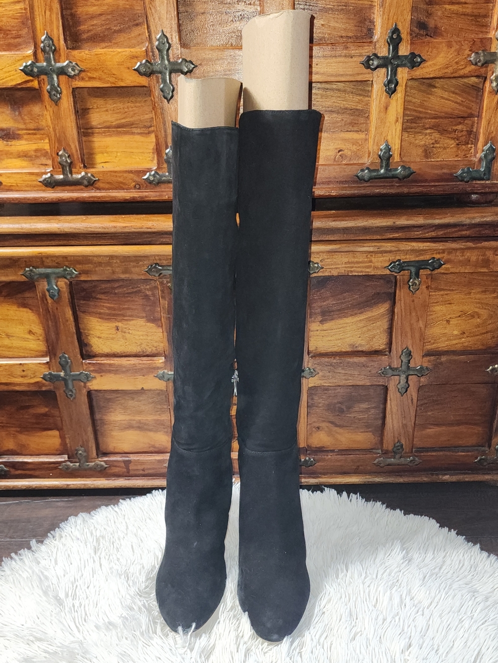 Nine West Sancha Suede Knee-High Boot Size 9